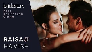 The Full Video of Raisa Andriana and Hamish Daud Wyllies Wedding Reception in Bali [upl. by Incrocci]