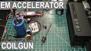 Build Your Own Electromagnetic Accelerator Coilgun  ElementalMaker [upl. by Roslyn890]