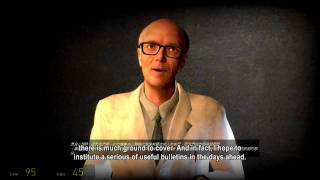 HDHalfLife2 Dr Isaac Kleiner Speech Subtitles [upl. by Enuj]