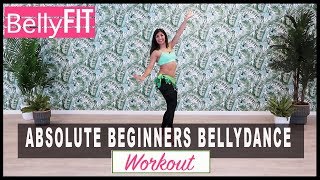 Absolute Beginners Bellydance Workout  Shimmy amp Hip drops [upl. by Eugenie163]