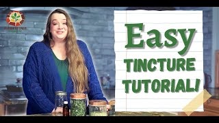 How To Make an Herbal Tincture  The Ratio Method [upl. by Chavez]