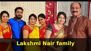 Lakshmi Nair family Husband son daughter and daughter in law [upl. by Ralston775]