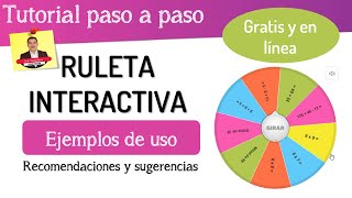 🎯 Cómo crear una RULETA ALEATORIA interactiva  Actividades virtuales [upl. by Sucramad717]