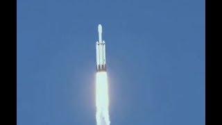 SPACEX FALCON HEAVY Launch Plus Booster Landings [upl. by Atahs]