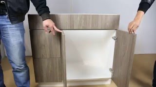 Vanity Cabinet with Drawer Assembly Guide VDB3621L [upl. by Zephan]