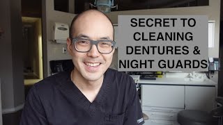 Cleaning Dentures and Night Guards [upl. by Ainecey]