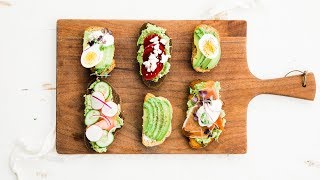 Avocado Toast Six Ways [upl. by Girardi]