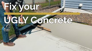 Fix Your Ugly Concrete [upl. by Mccreary]