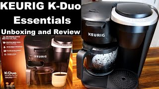 Keurig KDuo Essentials Coffee Maker Unboxing Review and Demo [upl. by Neela]