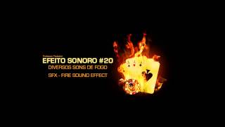 SOM DE FOGO Fire Sound effect  Efeito Sonoro  SFX 20  PROFESSOR YOUTUBER [upl. by Alisen]