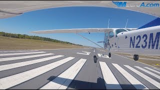 Gusty Crosswind Landings  MzeroA Flight Training [upl. by Hendrik]