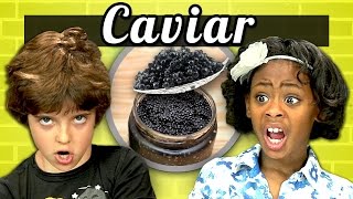 KIDS vs FOOD 3  CAVIAR [upl. by Auginahs168]