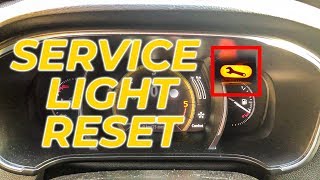 Renault Megane IV Service Light Reset How To [upl. by Anora]