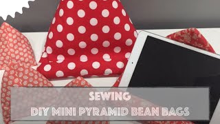 DIY Mini Pyramid Bean Bags [upl. by Squier]