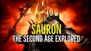 SAURON The Lord of the Rings The SECOND AGE Explored [upl. by Sibby709]