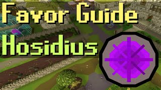 OSRS Hosidius Favor Guide [upl. by Kwarteng]