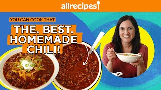 How To Make The Best Homemade Chili  Allrecipes [upl. by Erolyat]