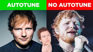 Autotune Vs No Autotune Ed Sheeran Katy Perry amp More [upl. by Naivatco108]