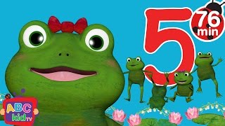 Five Little Froggies Jumping on the Bed  More Nursery Rhymes amp Kids Songs  CoComelon [upl. by Stefano]