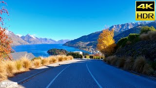 【4K HDR】Driving Queenstown New Zealand [upl. by Dnomyar]