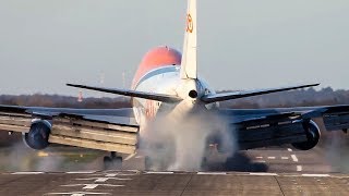 TOP 10 HARD LANDINGS  AIRBUS A380 BOEING 747 ANTONOV AN124  HD [upl. by Alarise829]