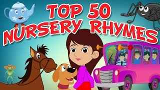 Top 50 Hit Songs  Collection Of Animated Nursery Rhymes For Kids [upl. by Kela759]