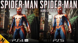 SpiderMan Remastered PS5 vs SpiderMan PS4  Direct Comparison [upl. by Elletsyrk464]