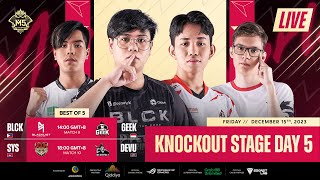 LIVE  DAY 5  M5 World Championship Knockout Stage  ENG [upl. by Kronfeld]