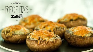 Cogumelos Recheados  Receitas Zaffari [upl. by Eibba687]