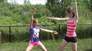 Double Cartwheel Tutorial  2 Person Cartwheels [upl. by Goles]