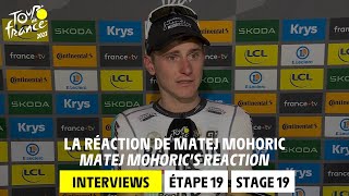 Postrace interview  Stage 19  Tour de France 2023 [upl. by Elleirda]