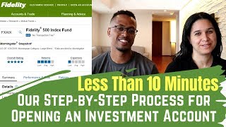 How to Open a Stock Account in Less Than Ten Minutes  Start Investing Today [upl. by Namaj]