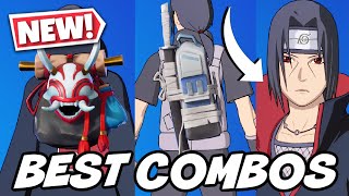 BEST COMBOS FOR NEW ITACHI UCHIHA SKIN amp BLACK OPS STYLENARUTO X FORTNITE  Fortnite [upl. by Jasen790]