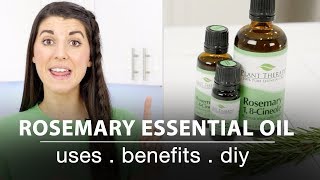 Rosemary Essential Oil Best Uses  Quick How To [upl. by Eidissac185]