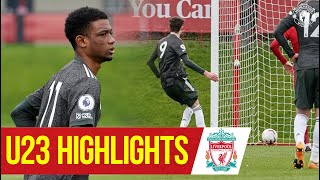 U23 Highlights Liverpool 36 Manchester United  The Academy [upl. by Parthinia]