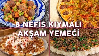 Kıymayı Buzluktan Çıkarttıracak 8 Nefis Kıymalı Akşam Yemeği Tarifi  Yemek Tarifleri [upl. by Resa82]