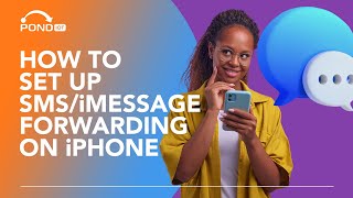 How to Forward SMS and iMessages from an iPhone to Another Phone [upl. by Maroney77]