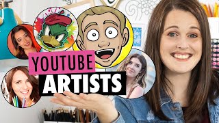 My Favorite Art Channels on YouTube [upl. by Flin]