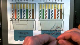 How to Make an Ethernet CAT5 RJ45 Crossover Cable [upl. by Micki]