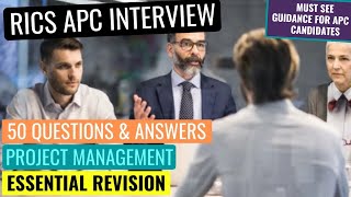 RICS APC FINAL ASSESSMENT MOCK INTERVIEW  PROJECT MANAGEMENT PATHWAY [upl. by Irami]