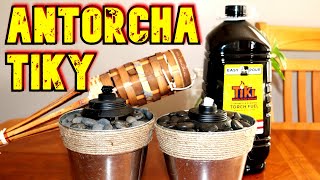 Como hacer una antorcha casera con citronela [upl. by Belac]