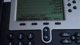 Cisco 7940 Call Forwarding [upl. by Houghton]