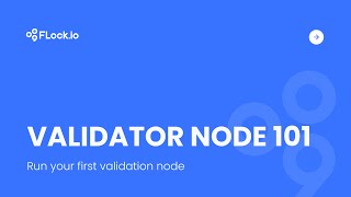 Validator node 101 [upl. by Hervey198]