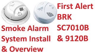 First Alert Smoke Alarm  Carbon Monoxide Alarm System Install and Overview [upl. by Aihsila]