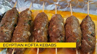 KOFTA KEBAB RECIPE How To Cook Egyptian Kofta Kebabs  Mince Kebabs [upl. by Akkeber]