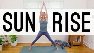 Sunrise Yoga  15Minute Morning Yoga Practice [upl. by Eirrod]