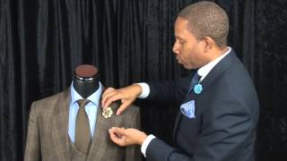 How To Wear A Lapel Flower Pin On Your Suit [upl. by Peta]