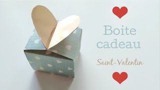 Fabriquer une boite cadeau de SaintValentin [upl. by Tterrag]