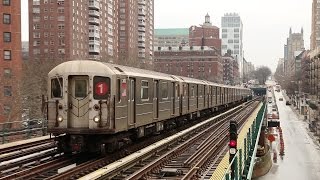 NYC Subway Elevated Trains at 125th Street [upl. by Peyter]