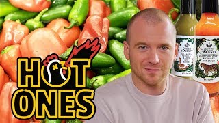 How to Make Hot Sauce  Hot Ones Extra [upl. by Ailama]